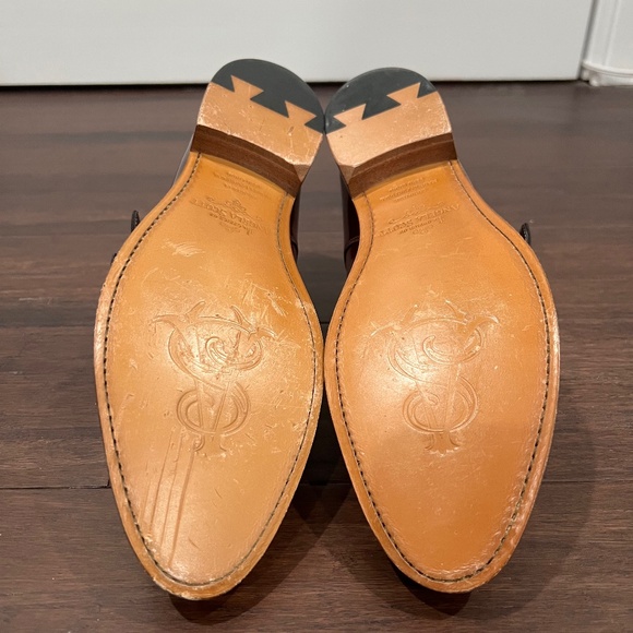 The Office of Angela Scott - Mr. Colin Red Leather Double Monk Strap Oxford - 40 - Picture 8 of 14